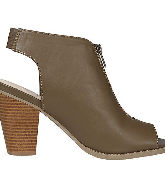 Tulia Zip Front Ankle Boots