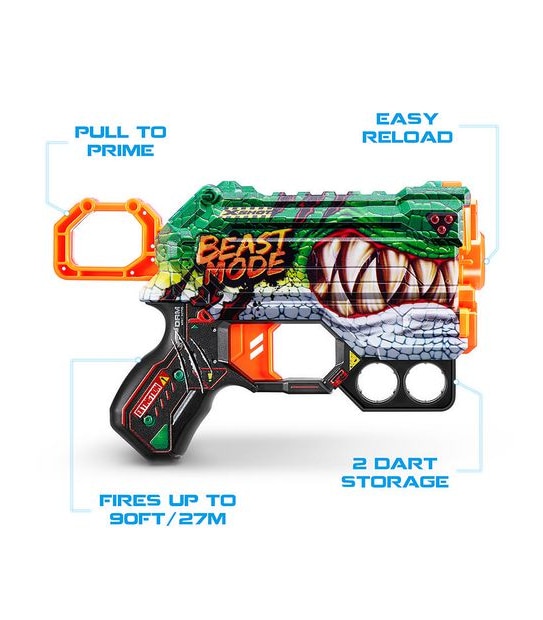 X-Shot Skins Menace Dart Blaster (8 Darts) by ZURU - Assorted*