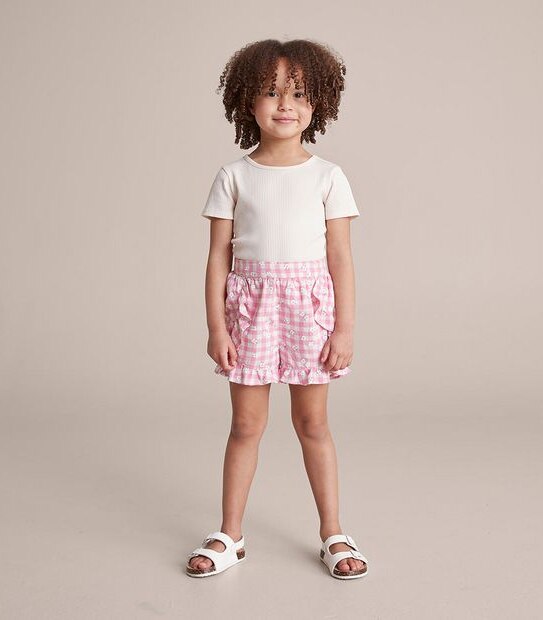 Linen Blend Frill Shorts 4 of 5