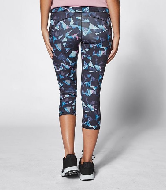 Active 3/4 Length Inspire Graphic Lines Tights