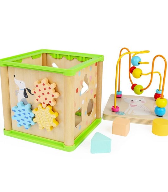Young Ones Wood Activity Cube