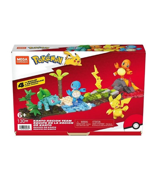MEGA Construx Pokemon Kanto Region Team