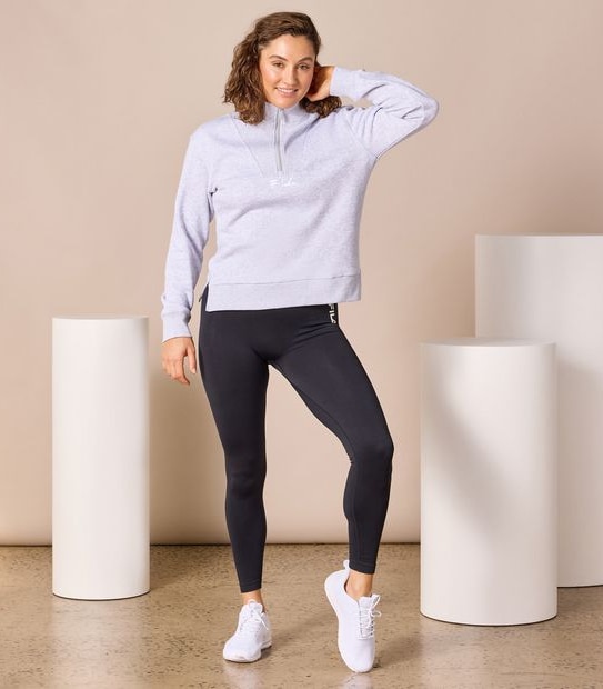Fila Paisley Quarter Zip Jumper