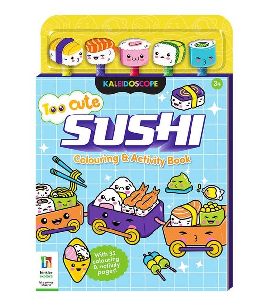 Too Cute Sushi Colouring And Activity Book