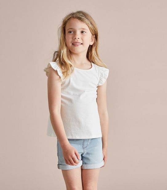 Organic Cotton 2 Pack Frill Tanks