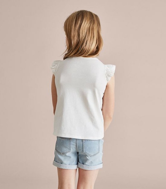 Organic Cotton 2 Pack Frill Tanks