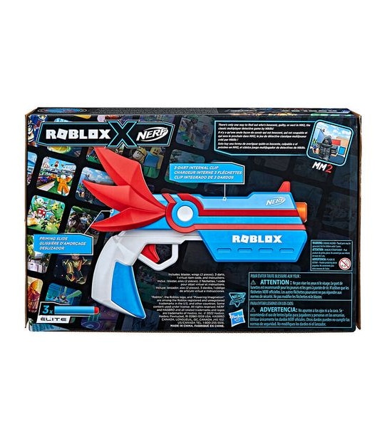 Hasbro-Nerf Elite Roblox MM2: Dartbringer Blaster With 3 Darts