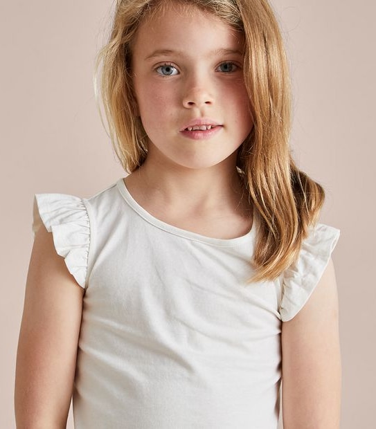 Organic Cotton 2 Pack Frill Tanks