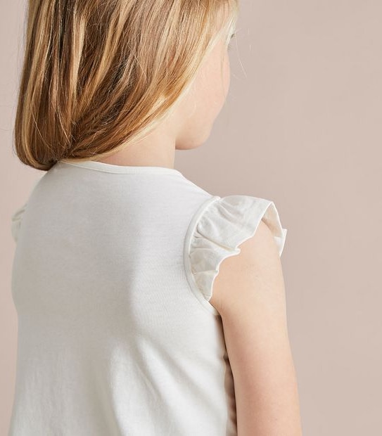 Organic Cotton 2 Pack Frill Tanks
