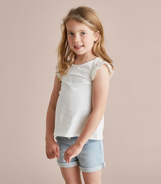 Organic Cotton 2 Pack Frill Tanks