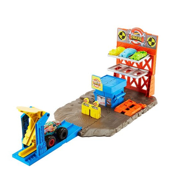 Hot Wheels - Monster Trucks - Blast Station Playset