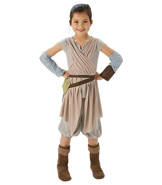 Star Wars 3 Piece Rey Character Costume - Size 6-8