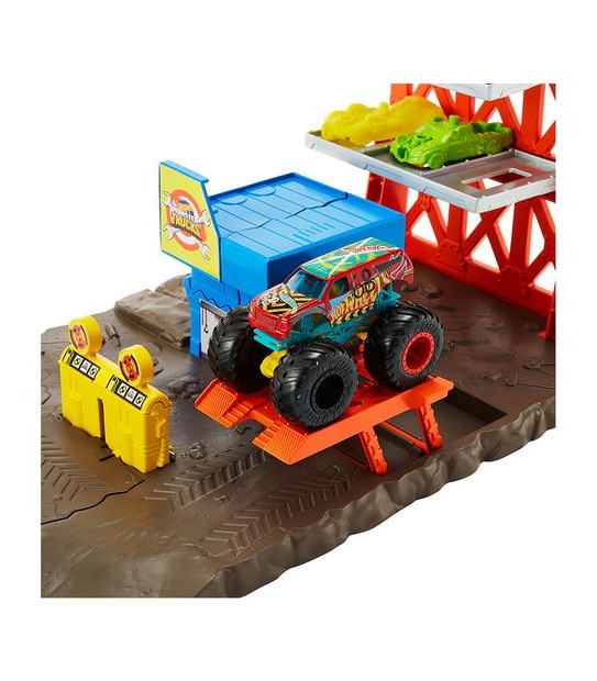 Hot Wheels - Monster Trucks - Blast Station Playset