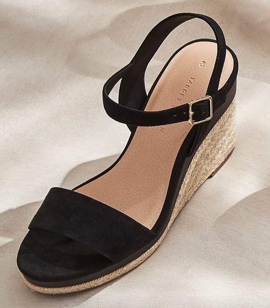 Whitsunday Open Toe Espedrille Wedges