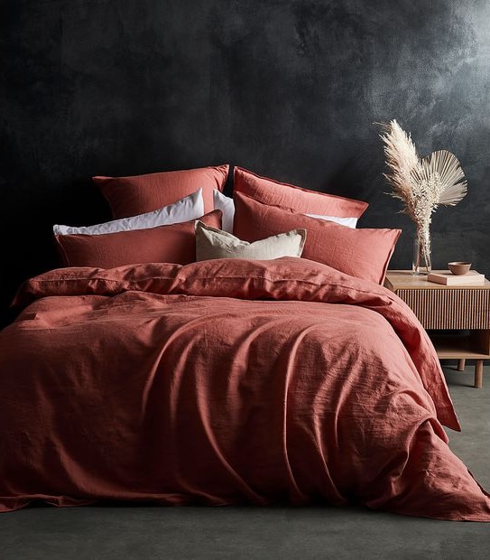 Lilah Linen Quilt Cover Set