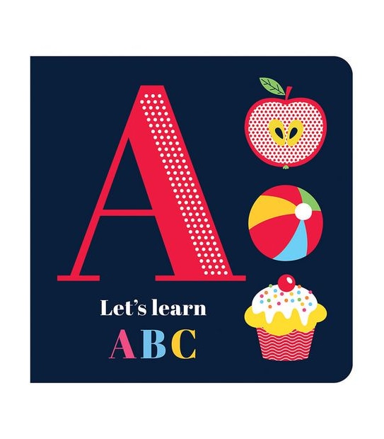 Chunky Foil Board Book - Let's Learn ABC