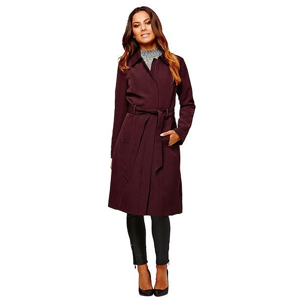 Dannii Minogue Petites Longline Trench 