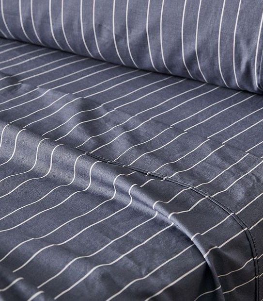 Stonewash Printed Sheet Set - Siloh Stripe