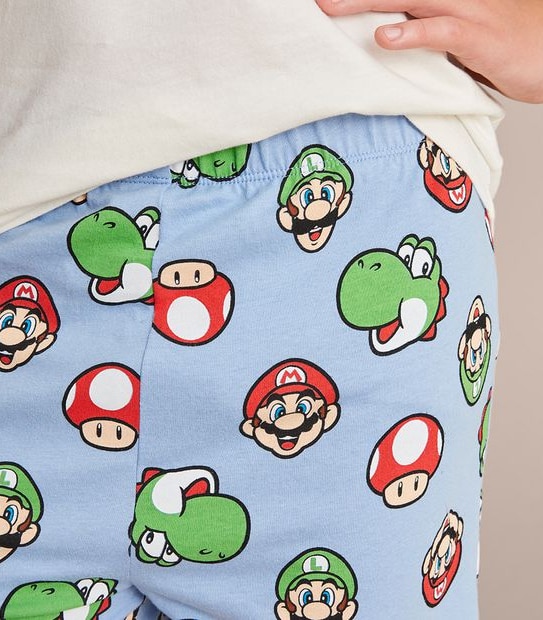 Kids Family Matching Super Mario Pyjama Set
