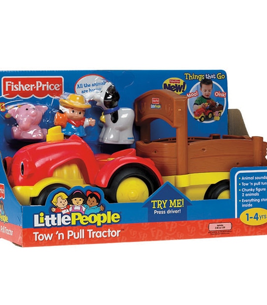 Little People Lil' Movers Vehicle Tow 'n Pull Tractor