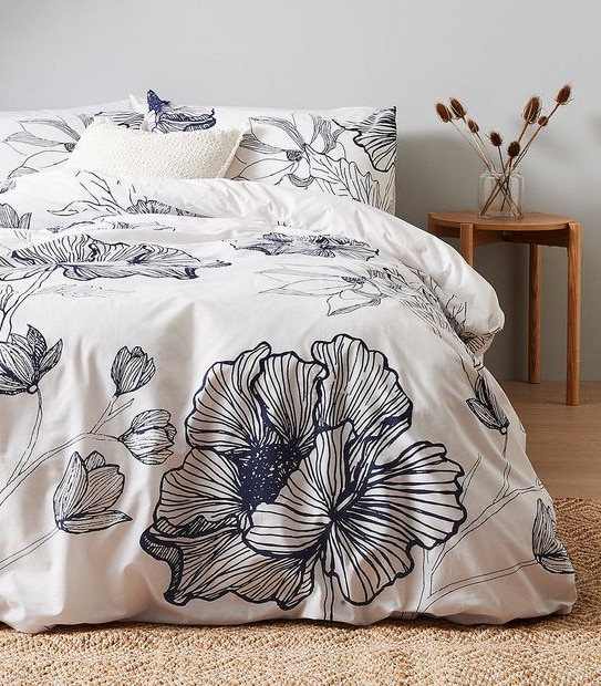 Lacey Print Quilt Cover Set