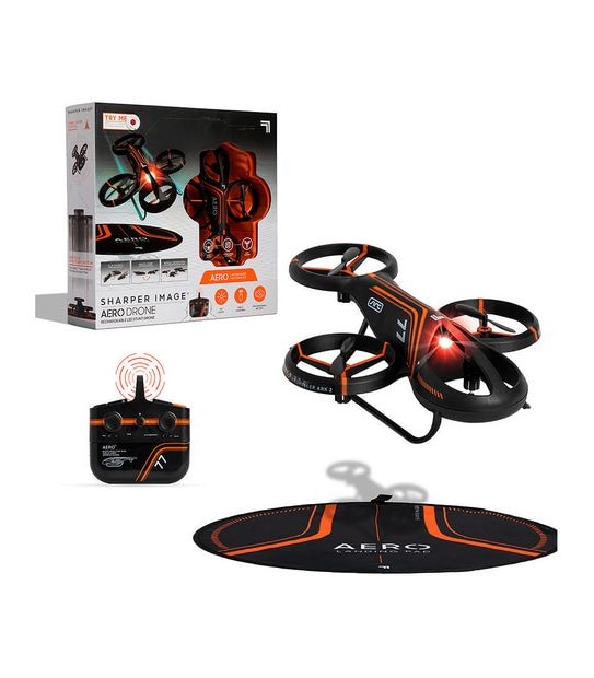 Sharper Image RC Drone Aero Stunt LED