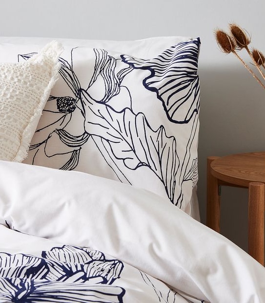 Lacey Print Quilt Cover Set