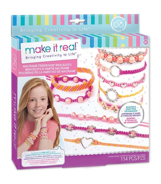 Make-It Real Macrame Friendship Bracelets 