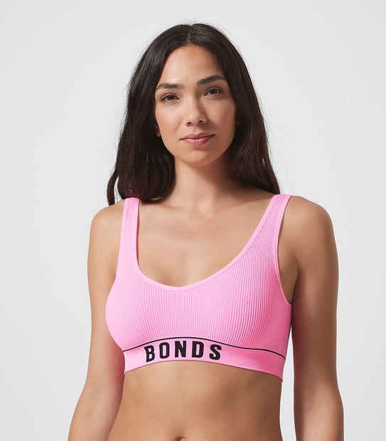 Bonds Retro Ribbed Crop Bra; Style: WU8DT