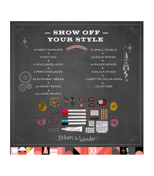 FAO Schwarz Fashion Designer DIY Sneaker Set