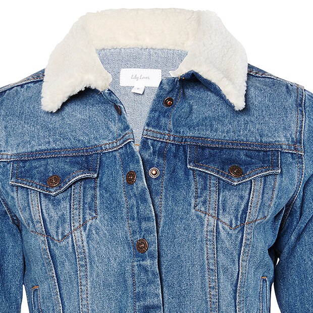 Lily Loves Sherpa Denim Jacket | Target 