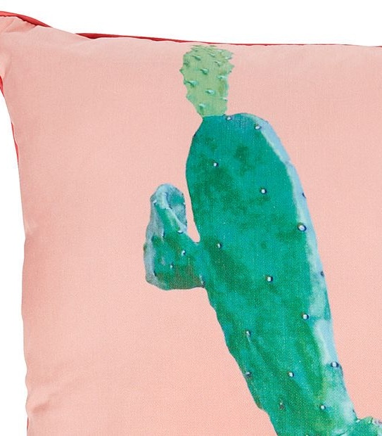 Cactus Print Outdoor Cushion - 60cm