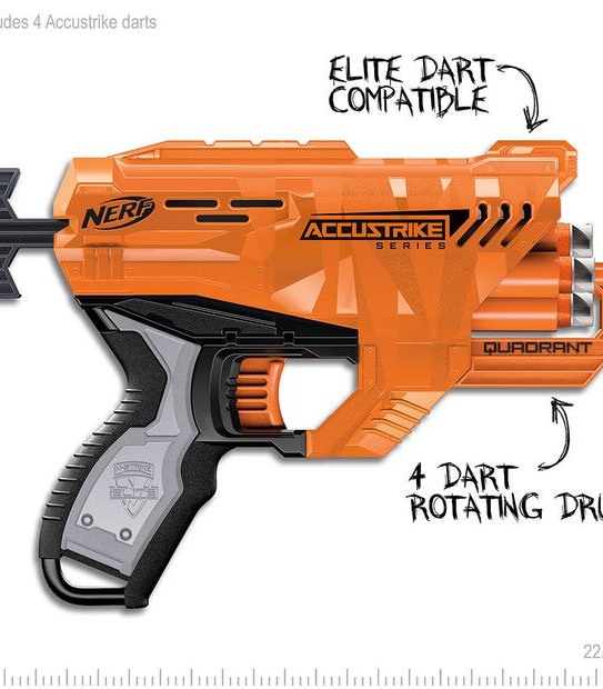 NERF N-Strike Elite Accustrike Quadrant Blaster