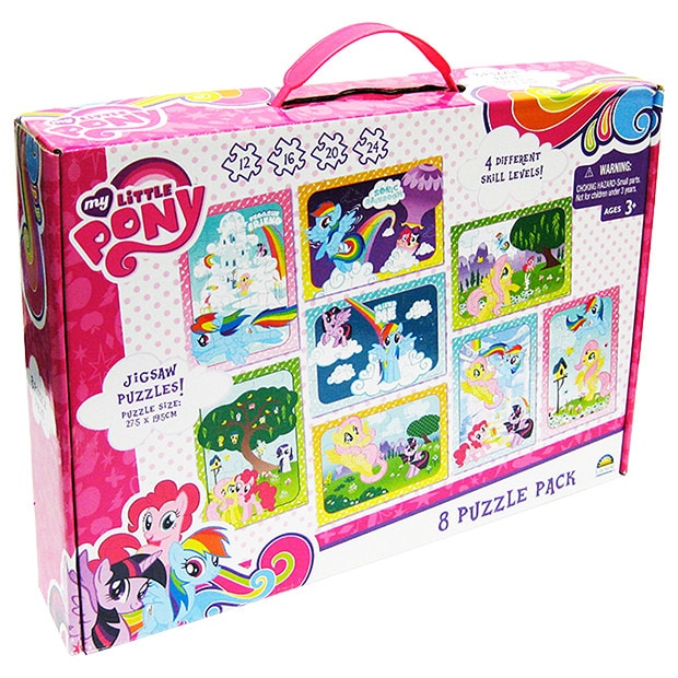 My Little Pony 8In1 Jigsaw Puzzle Pack Target Australia