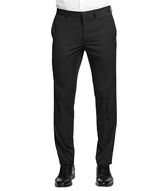 Men's Tailored PV Fashion Trousers - Charcoal Stripe