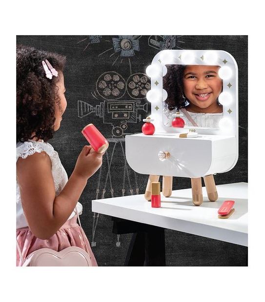 FAO Schwarz Toy Wood Vanity Make-Up Set
