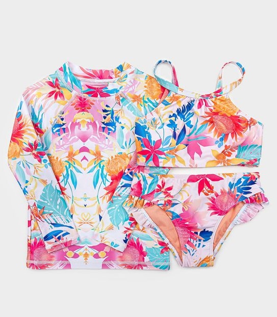 Piping Hot 3 Piece Swim Set