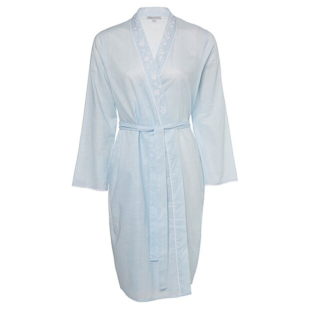 Traditional Midi Embroidery Dressing Gown Traditional Midi Embroidery Dressing Gown