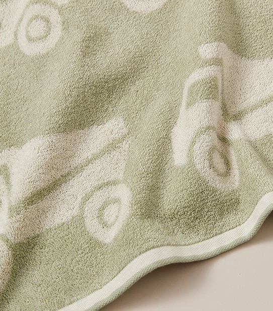 Kids 2 Pack Organic Towels - Trucks