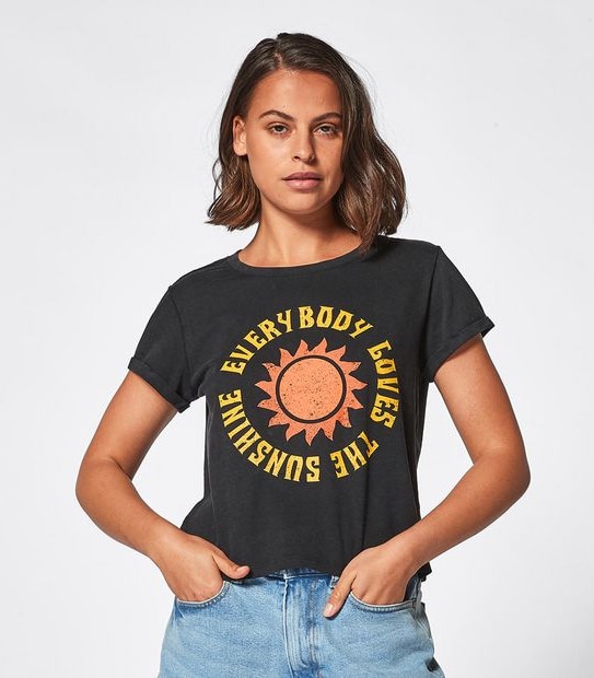 Lily Loves Sunshine Baby Crop T-Shirt