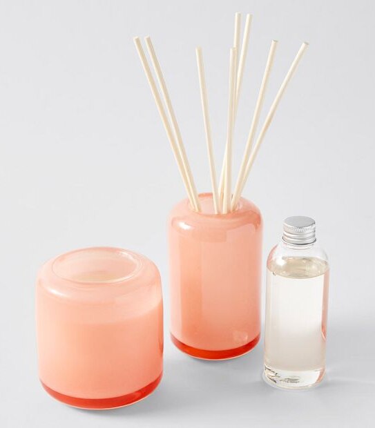 Glass Candle and Diffuser