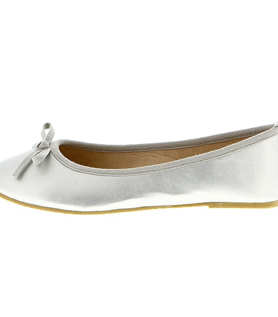 Ella Ballet Flats - Silver