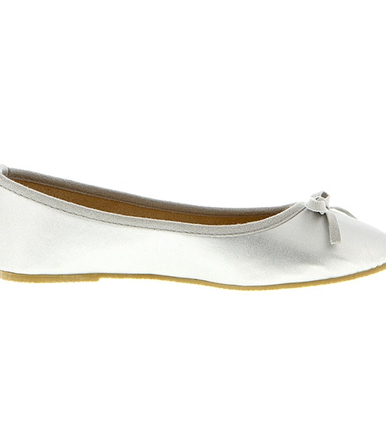 Ella Ballet Flats - Silver