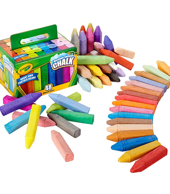 Crayola 48 Pack Sidewalk Chalk