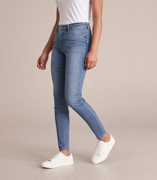 Skinny High Rise Full Length Jeans
