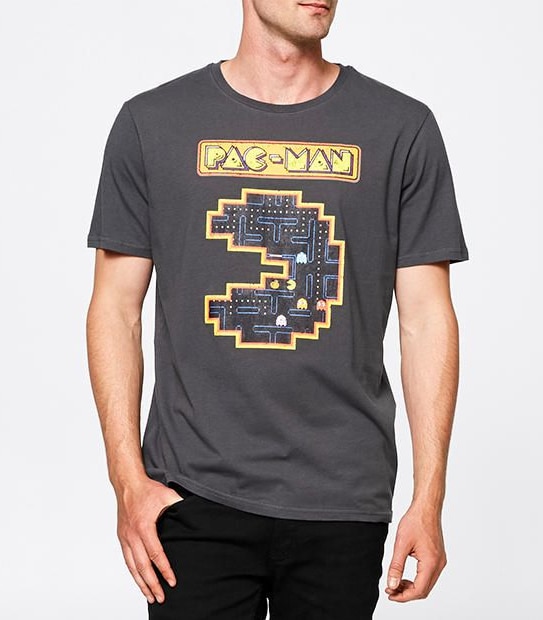 Pac-Man Print T-Shirt