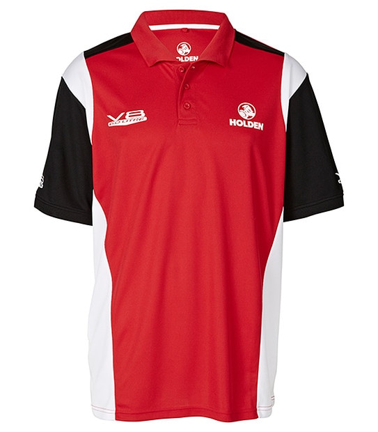 Men's Holden Printed Polo Shirt - Red