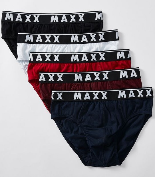 Maxx 5 Pack Hipster Briefs