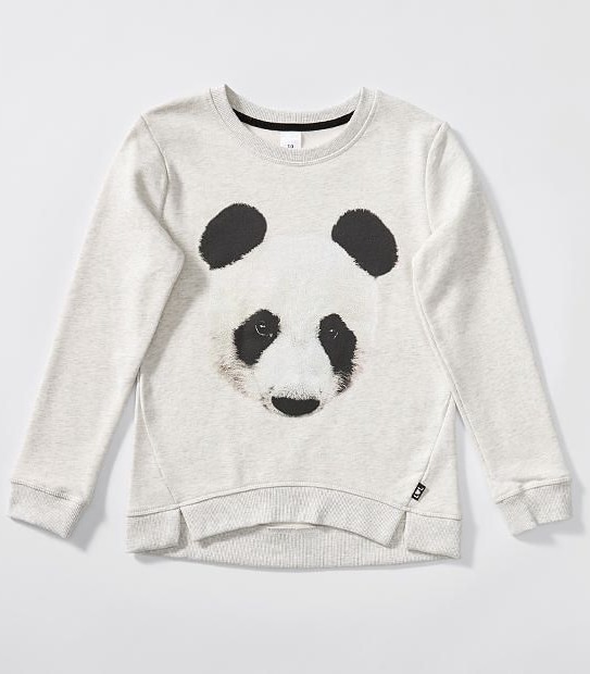 Long Sleeve Panda Pullover Sweat