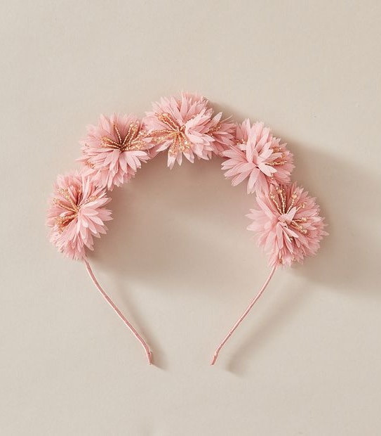 Beaded Floral Headband
